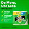 imageBounty Paper Towels Quick Size White 12 Family Triple Rolls 141 Sheets Per Roll