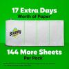 imageBounty Paper Towels Quick Size White 8 Family Triple Rolls 141 Sheets Per Roll