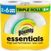 imageBounty Essentials Full Sheet Paper Towels 24 Large Rolls  30 Regular Rolls 12 Count Pack of 2White
