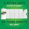 imageBounty Quick Size Paper Towels White 8 Family Rolls  20 Regular Rolls117 sheet Pack of 12