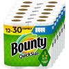 imageBounty Quick Size Paper Towels White 8 Family Rolls  20 Regular Rolls117 sheet Pack of 12