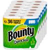 imageBounty Quick Size Paper Towels White 8 Family Rolls  20 Regular Rolls140 sheet Pack of 12