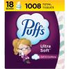 imagePuffs Ultra Soft NonLotion Tissues 10 Cubes 56 Tissues Per Box56 Count Pack of 18