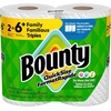 image:imageBounty Paper Towels Quick Size White 6 Family Triple Rolls  20 Regular Rolls6 Rolls 141 Sheets