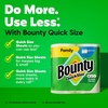 image:imageBounty Paper Towels Quick Size White 6 Family Triple Rolls  20 Regular Rolls8 Rolls 107 Sheets