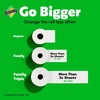 image:imageBounty Paper Towels Quick Size White 6 Family Triple Rolls  20 Regular Rolls8 Rolls 141 Sheets