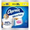 image:imageCharmin Ultra Soft Toilet Paper 12 Mega Rolls  24 Regular Rolls 2ply Bath Tissue6 Rolls 312 Sheets