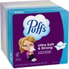 image:imagePuffs Facial Tissues Ultra Soft 4 Mega Cube Boxes 72 Facial Tissues per Box Allergies and Colds Packaging May Vary48 Count Pack of 1