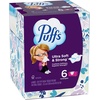 image:imagePuffs Facial Tissues Ultra Soft 4 Mega Cube Boxes 72 Facial Tissues per Box Allergies and Colds Packaging May Vary72 Count Pack of 6