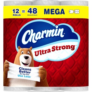 image:imageCharmin Toilet Paper Ultra Strong 12 Mega Rolls  48 Regular Rolls 2ply Bath Tissue12 Rolls 220 Sheets