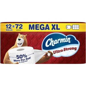 image:imageCharmin Toilet Paper Ultra Strong 12 Mega Rolls  48 Regular Rolls 2ply Bath Tissue12 Rolls 330 Sheets