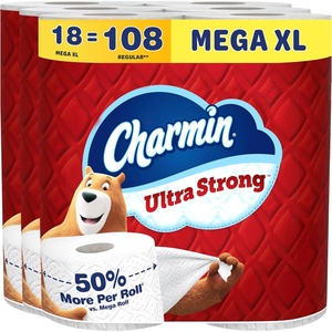 image:imageCharmin Toilet Paper Ultra Strong 12 Mega Rolls  48 Regular Rolls 2ply Bath Tissue18 Rolls 330 Sheets