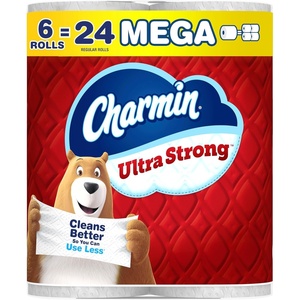 image:imageCharmin Toilet Paper Ultra Strong 12 Mega Rolls  48 Regular Rolls 2ply Bath Tissue6 Rolls 220 Sheets