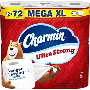 image:imageCharmin Toilet Paper Ultra Strong 12 Mega Rolls  48 Regular Rolls 2ply Bath TissueMega XL