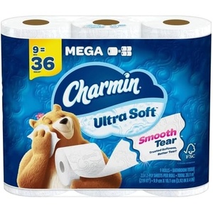 image:imageCharmin Ultra Soft Toilet Paper 12 Mega Rolls  24 Regular Rolls 2ply Bath Tissue1 Count Pack of 12