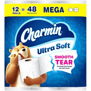 image:imageCharmin Ultra Soft Toilet Paper 12 Mega Rolls  24 Regular Rolls 2ply Bath Tissue12 Rolls 208 Sheets