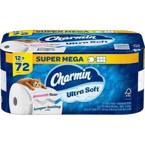 image:imageCharmin Ultra Soft Toilet Paper 12 Mega Rolls  24 Regular Rolls 2ply Bath Tissue336 sheet Pack of 12