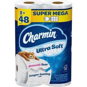 image:imageCharmin Ultra Soft Toilet Paper 12 Mega Rolls  24 Regular Rolls 2ply Bath Tissue336 sheets per roll
