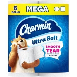 image:imageCharmin Ultra Soft Toilet Paper 12 Mega Rolls  24 Regular Rolls 2ply Bath Tissue6 Rolls 208 Sheets