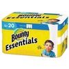 image:imageBounty Essentials SelectASize Paper Towels 6 Double Rolls White 108 Sheets Per Roll12 Rolls 104 Sheets per Roll