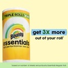 image:imageBounty Essentials SelectASize Paper Towels 6 Double Rolls White 108 Sheets Per Roll2 Rolls  162 Sheets