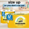 image:imageBounty Essentials SelectASize Paper Towels 6 Double Rolls White 108 Sheets Per RollOLD pack of 2
