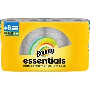 image:imageBounty Essentials SelectASize Paper Towels 6 Double Rolls White 108 Sheets Per Roll4 Rolls 108 Sheets per Roll