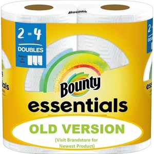 image:imageBounty Essentials SelectASize Paper Towels 6 Double Rolls White 108 Sheets Per RollOLD pack of 2